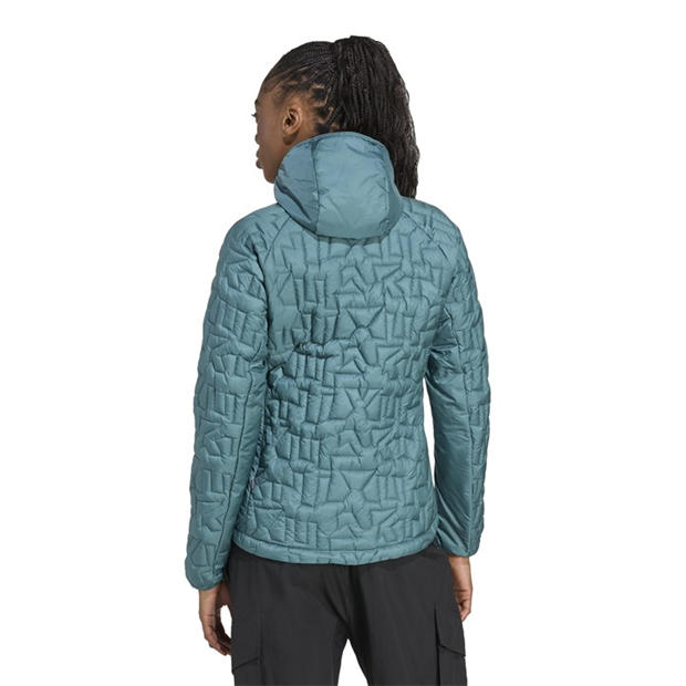 Teal - adidas - Women's Xperior PrimaLoft Water-Repellent Packable Insulated Puffer Jacket