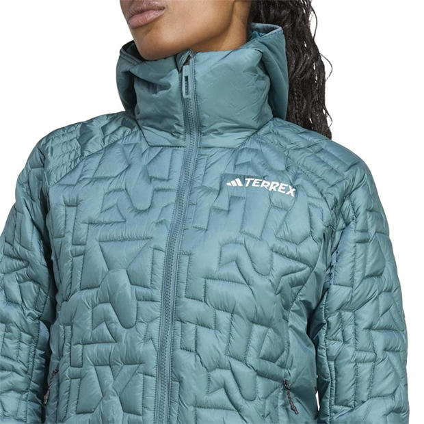 Teal - adidas - Women's Xperior PrimaLoft Water-Repellent Packable Insulated Puffer Jacket