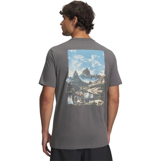 Green/White - Under Armour - Men's Mountain Short Sleeve Performance T-Shirt