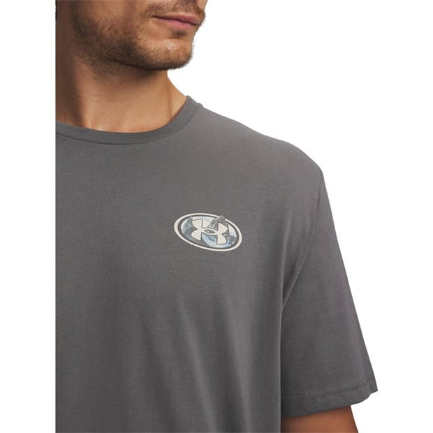 Green/White - Under Armour - Men's Mountain Short Sleeve Performance T-Shirt