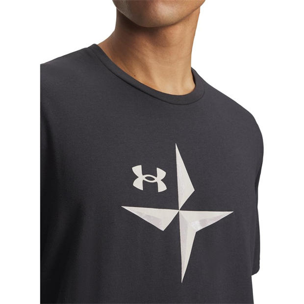 Grey/White - Under Armour - Men's Short Sleeve Performance T-Shirt