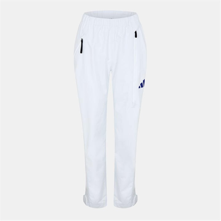 Adidas Women's White Rain Waterproof Trousers in Size 20, Sports Direct