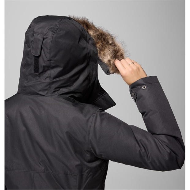 Black - Columbia - Women's Suttle Mountain Down Sherpa-Lined Synthetic Down Parka