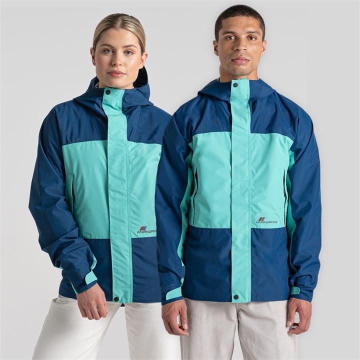 Craghoppers Men' Blue Dustin Waterproof Jacket in Size S, Sports Direct