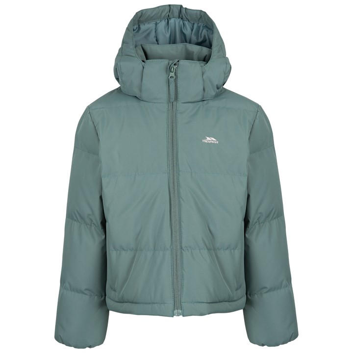 Trespass Girls Green Missie Jkt Size 7