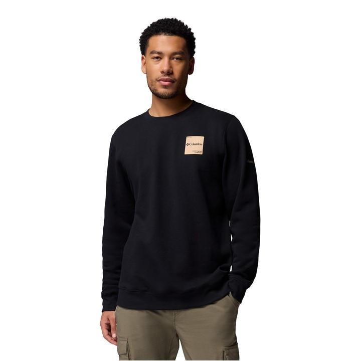 Columbia Men's Black Trek Crew Sweatshirt in Size 2XL, Sports Direct