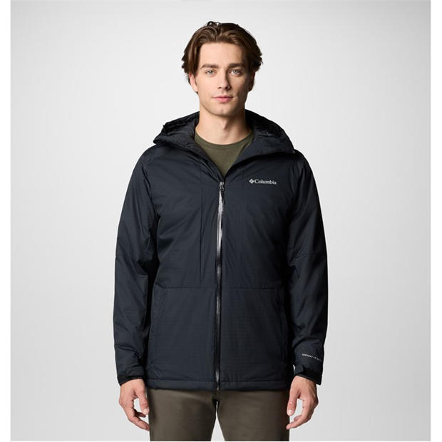 Black - Columbia - Men's Point Park Waterproof Thermal-Reflective Insulated Puffer Jacket