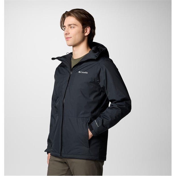 Black - Columbia - Men's Point Park Waterproof Thermal-Reflective Insulated Puffer Jacket