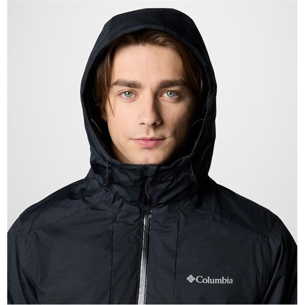 Black - Columbia - Men's Point Park Waterproof Thermal-Reflective Insulated Puffer Jacket