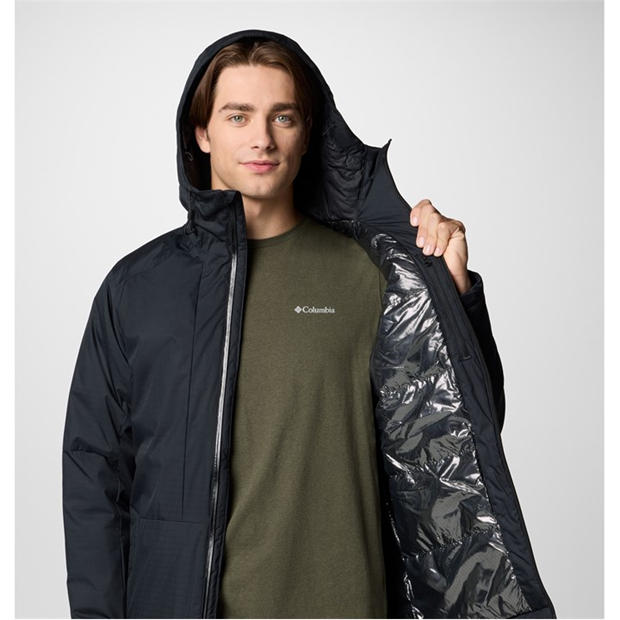 Black - Columbia - Men's Point Park Waterproof Thermal-Reflective Insulated Puffer Jacket