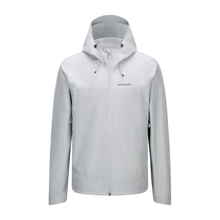 Karrimor Men's Grey Helium Weathertite 10,000Mm Dwr Hooded Waterproof Jacket