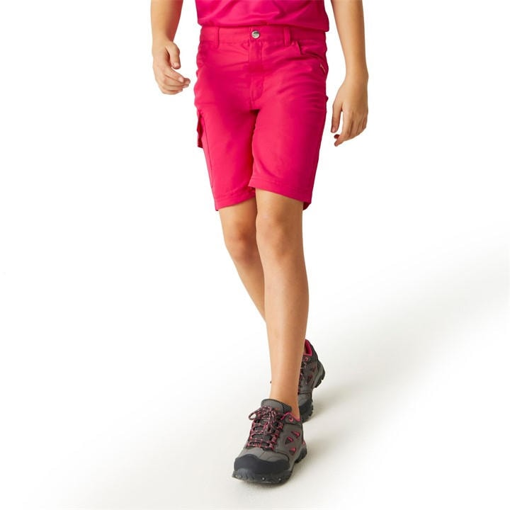 Regatta Kids Pink Sorcer Short in Size 11 - 12 Years, Sports Direct