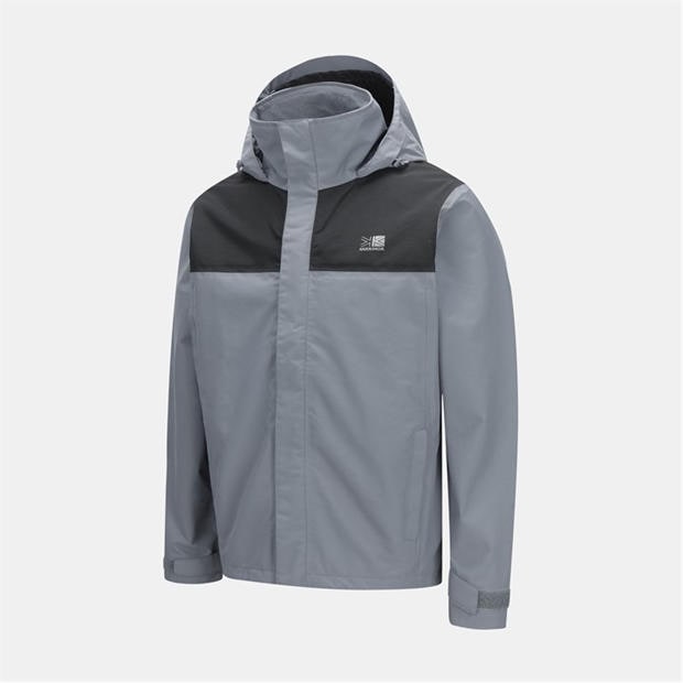 Grey - Karrimor - Mens Urban WeatherTite 10k Waterproof Long Sleeve Waterproof Jacket