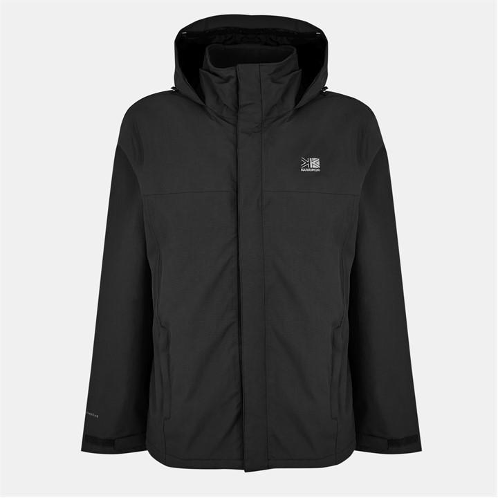 Karrimor Men's Black Urban Weathertite 10K Waterproof Long Sleeve Waterproof Jacket in Size 4XL, Sports Direct