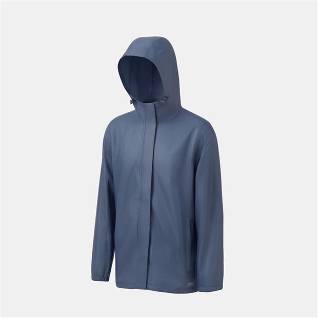 China Blue - Gelert - Mens Packaway Waterproof Jacket