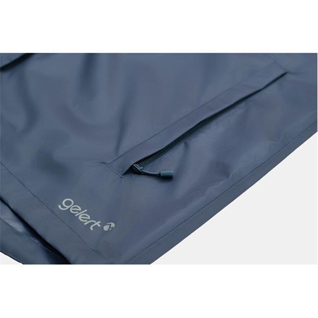 China Blue - Gelert - Mens Packaway Waterproof Jacket