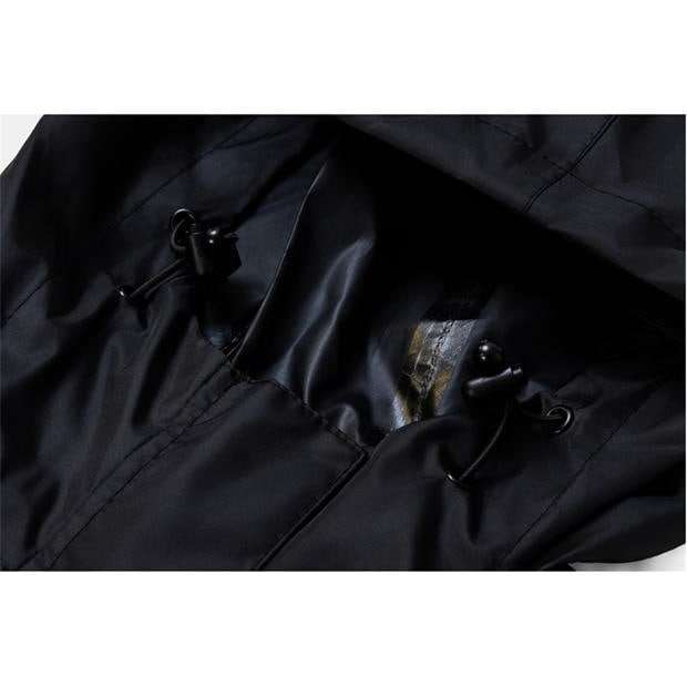 Black - Gelert - Mens Packaway Waterproof Jacket
