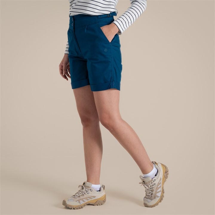 Craghoppers Women's Blue Araby Walking Shorts in Size 18, Sports Direct