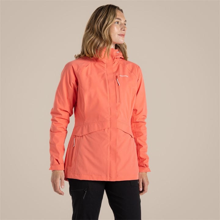 Craghoppers Women's Pink Caldbeck Waterproof Jacket in Size 10, Sports Direct