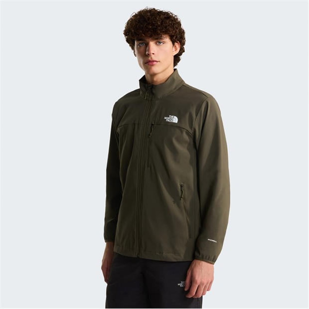 Taupe Green - The North Face - Men's Nimble Wind-Resistant Water-Repellent Softshell Jacket