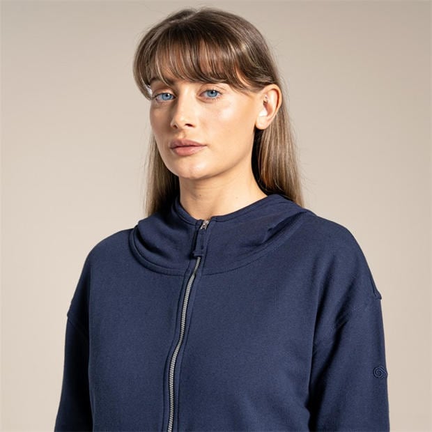 Blue Navy - Craghoppers - Women's Eden Hooded Full Zip Fleece