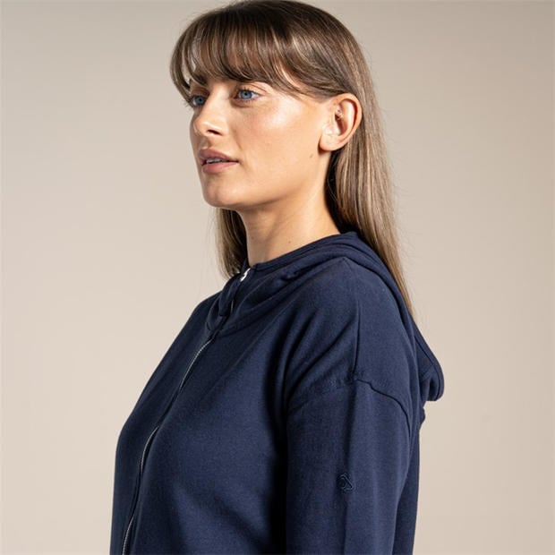 Blue Navy - Craghoppers - Women's Eden Hooded Full Zip Fleece