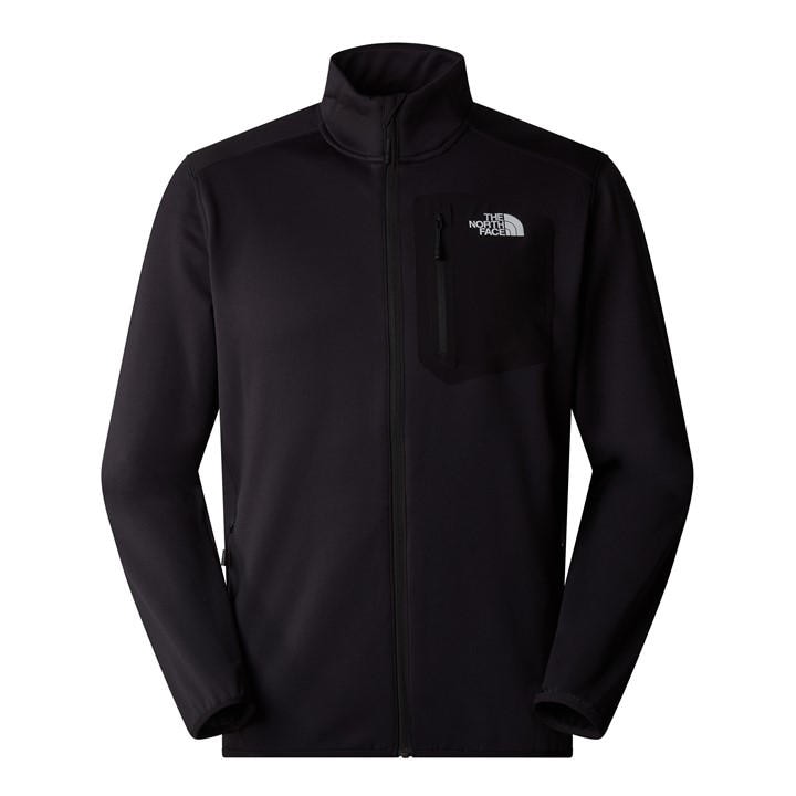 The North Face Men' Black Crest Full Zip Fleece in Size S, Sports Direct
