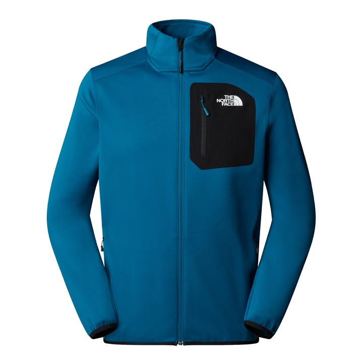 The North Face Men's Blue Crest Full Zip Fleece in Size 2XL, Sports Direct