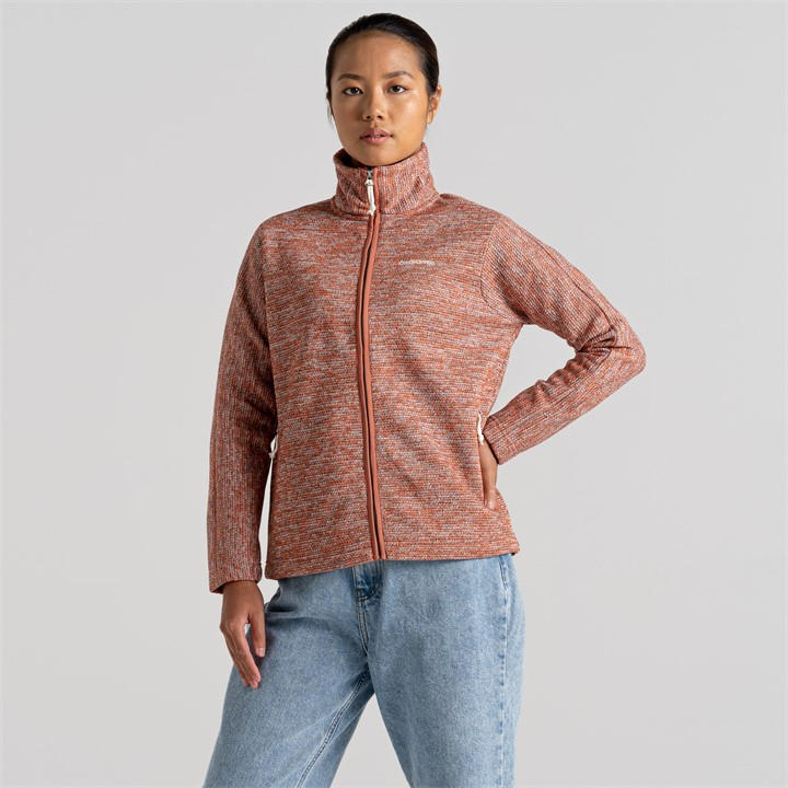 Craghoppers Women's Orange Crag Mabel Full-Zip Fleece in Size 10, Sports Direct