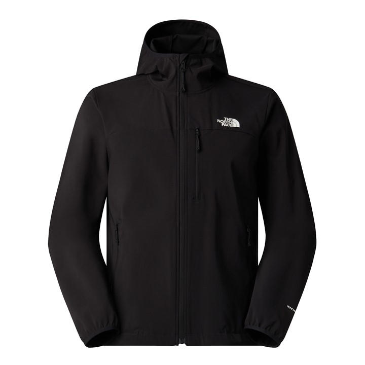 The North Face Men's Black Nimble Windproof Water-Repellent Long Sleeve Softshell Jacket in Size M, Sports Direct