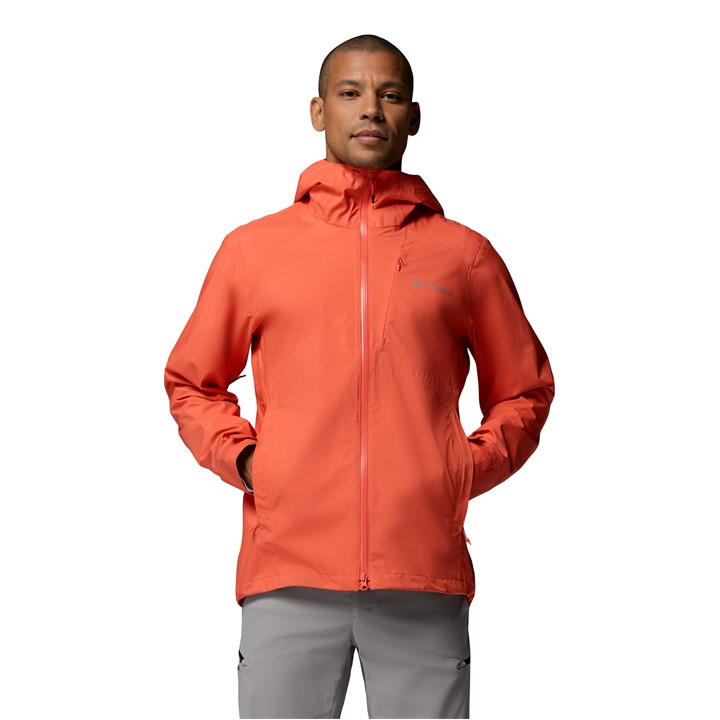 Columbia Men's Orange Trailborne™ 2.5L Waterproof Shell in Size M, Sports Direct