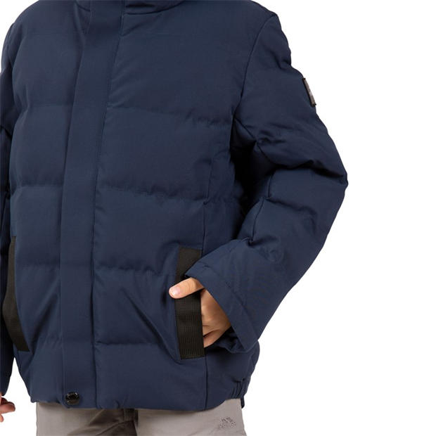 Navy - Trespass - Kids' Habbton Insulated Puffer Jacket