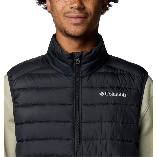 Black - Columbia - Men's Foster Falls Insulated Sleeveless Gilet