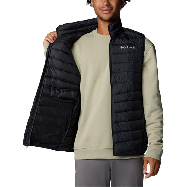 Black - Columbia - Men's Foster Falls Insulated Sleeveless Gilet