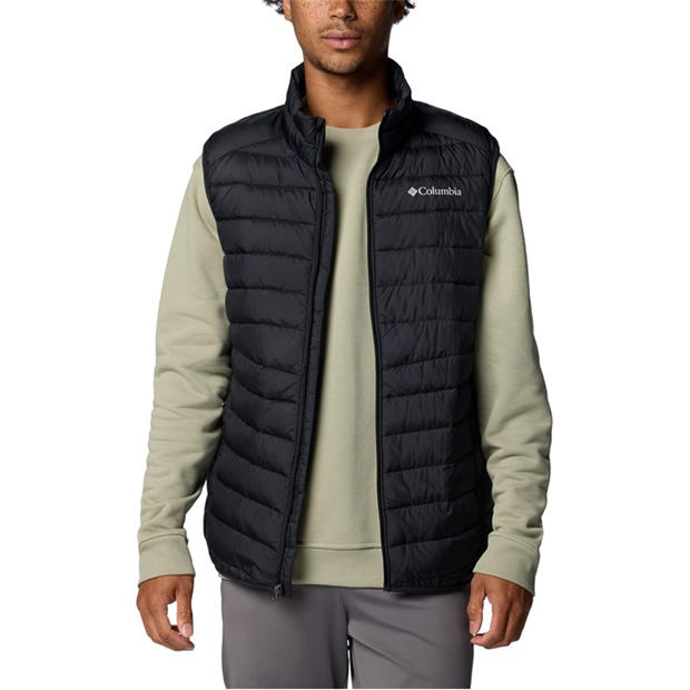 Black - Columbia - Men's Foster Falls Insulated Sleeveless Gilet