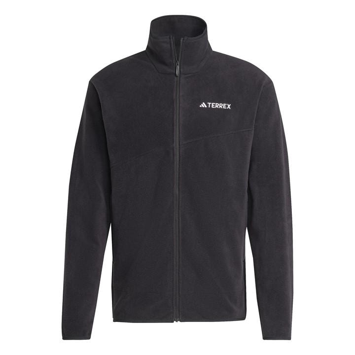 Adidas Men' Black Terrex  Full-Zip Fleece Jacket in Size S, Sports Direct