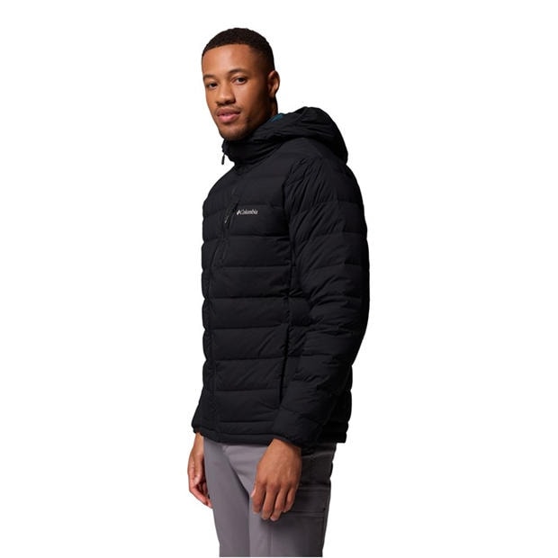 Black - Columbia - Men's Drift Peak 4-Way Stretch Water-Resistant Down Jacket