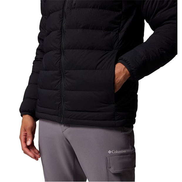 Black - Columbia - Men's Drift Peak 4-Way Stretch Water-Resistant Down Jacket