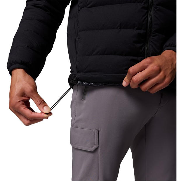 Black - Columbia - Men's Drift Peak 4-Way Stretch Water-Resistant Down Jacket
