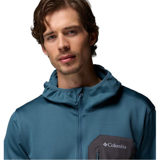Blue - Columbia - Tall Heights™ Hdd Grid Fleece Full Zip