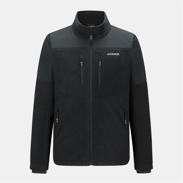 Karrimor Men' Black Windproof Fleece Jacket in Size S, Sports Direct