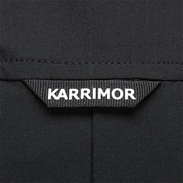 Grey/Black - Karrimor - Mens Base Camp Windproof DWR Long Sleeve Softshell Jacket