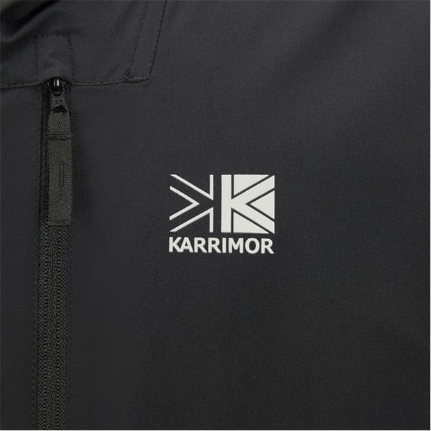 Grey/Black - Karrimor - Mens Base Camp Windproof DWR Long Sleeve Softshell Jacket