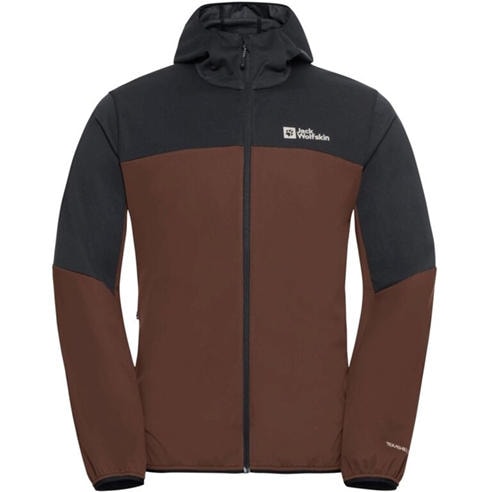 Jack Wolfskin - Men's Feldberg Water Resistant Windproof Hooded Long Sleeve Softshell Jacket