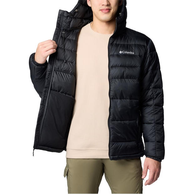 Black - Columbia - Men's Buck Butte Water-Resistant Faux Down Insulated Puffer Jacket