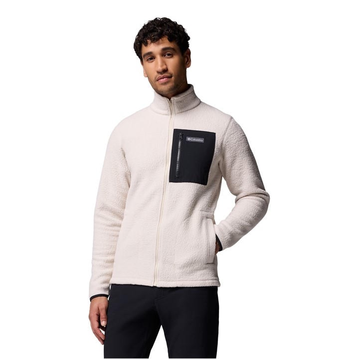 Columbia Men's Brown Full Zip Fleece in Size XL, Sports Direct