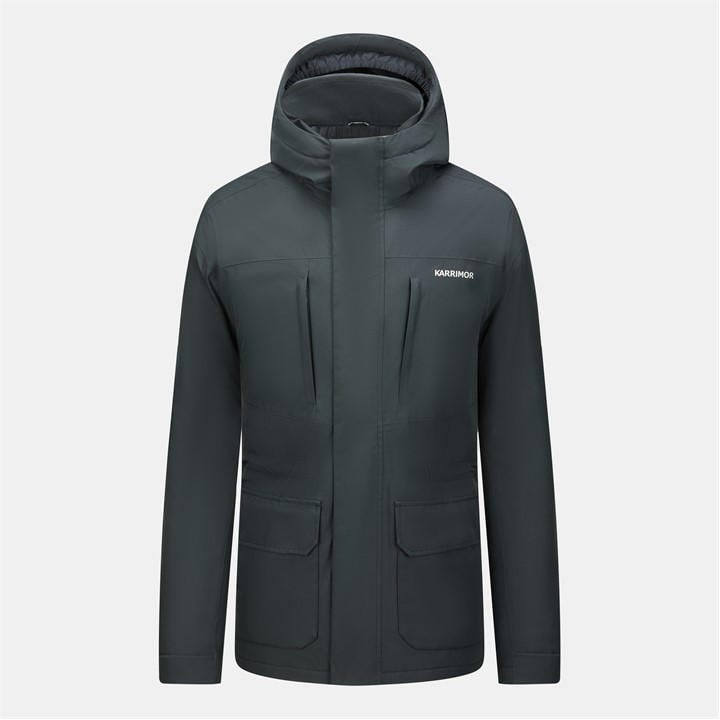 Karrimor Men' Black Tundra Waterproof Thermolite Insulated Parka in Size S, Sports Direct