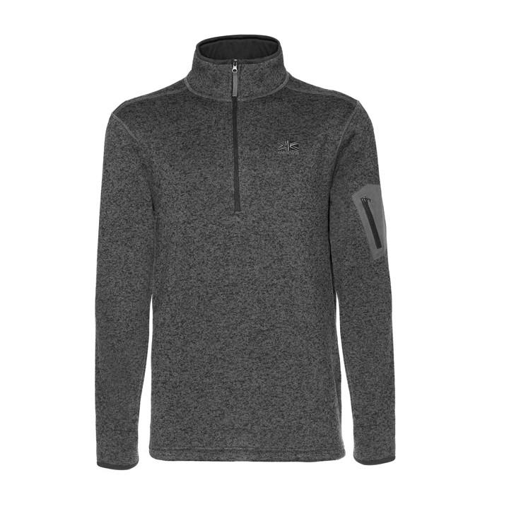 Karrimor Men' Grey 1/4 Zip Orbit Fleece in Size S, Sports Direct