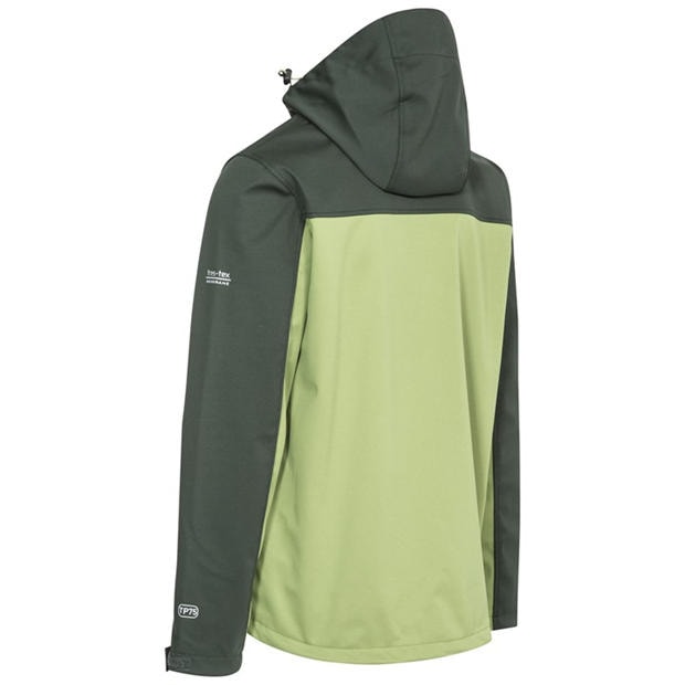 Olive - Trespass - Men's Palin Weather-Resistant Streamlined Fit Softshell Jacket