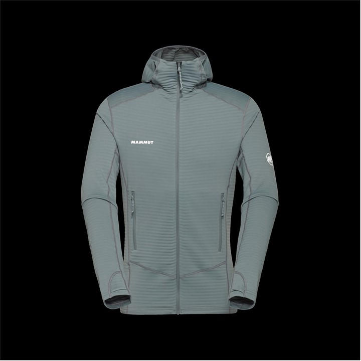 Mammut Men's Grey Taiss Full-Zip Fleece
